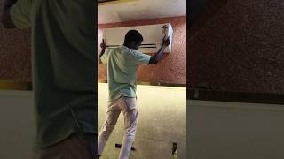 dakin split ac indoor fitting 🪛️#tecnician #airconditioner #shorts