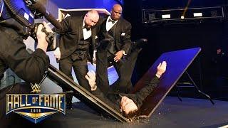 The Dudley Boyz put a stagehand through a table: WWE Hall of Fame 2018 (WWE Network Exclusive)