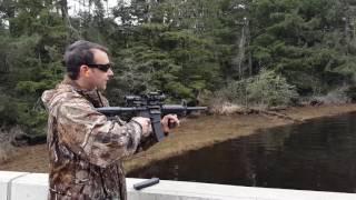 Ruger AR 556 Semi Auto NATO .223 shooting