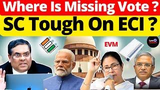 Where Is Missing Vote?  SC Tough On ECI? #lawchakra #supremecourtofindia #analysis #election