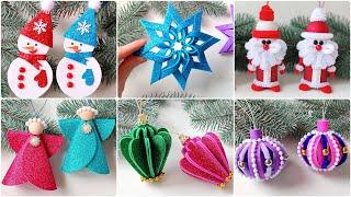 6 Ideas Christmas craft  Christmas Decorations  DIY Christmas tree toys