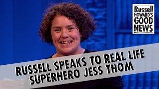 Russell speaks to real life hero Jess Thom