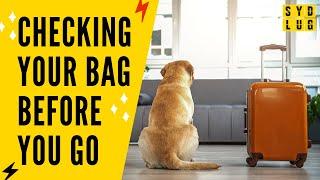 Check your bag before you leave the airport!