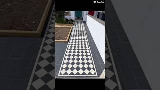 Victorian Floor Tiles - Path #mosaic #design #tiles #victorian #victorianpathway #garden #home
