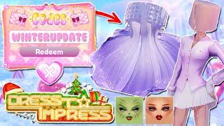 2 NEW LIMITED CODES! CHRISTMAS UPDATE In Dress To Impress!