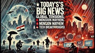  Today’s BIG News: Global Tensions, ️ Monsoon Mayhem &  Tech Breakthroughs!"