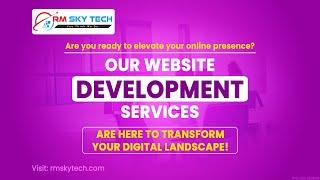 Web Site Development Service | RM Sky Tech | Puducherry