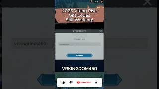 2025 Viking Rise Gift Code Still working! #vikingrise #vikingrisegameplay