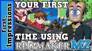 Your First Time Using RPGMaker MZ!