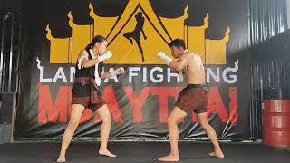 muayboran training at Lannafighting