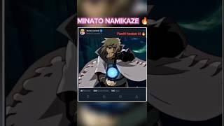 MINATO NAMIKAZE#naruto #anime #animevideo #reels #narutoedits #sakura #sasuke#kakashi  #hinata #ji