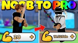 I Went Noob To PRO In Pull A Sword Roblox