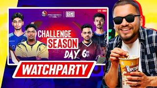 BGMI Snapdragon Mobile Challenge Season Day 6 | WATCHPARTY