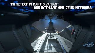 RSI Meteor & RSI Mantis MINI ZEUS VARIANTS Star Citizen