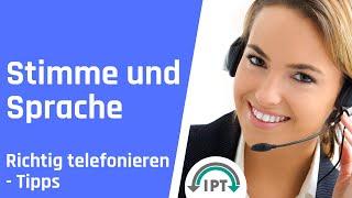 Telefontraining – Stimme und Sprache – Richtig telefonieren