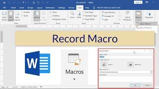 How to use Macro in Microsoft Word