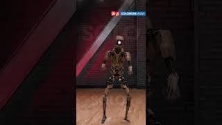 Robot Afrobeat dance off Mocap Test | NOT Real | Incredible Wonder Studio Ai  #shorts