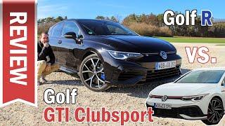 Golf R vs. GTI Clubsport 2021: Lohnen sich 8.000€ mehr? Test, Vergleich &  Unterschiede