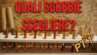 Quali sgorbie scegliere per intagliare il legno? - Pt. 1 -  #woodcarving