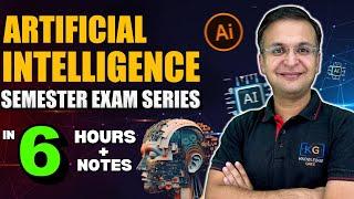 Complete AI Artificial Intelligence in one shot | Semester Exam | Hindi