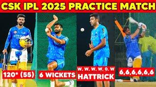 IPL 2025 : CSK Practice Match | CSK Intra Squad Practice Match LIVE | CSK Practice LiVE IPL 2025