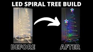 LED Spiral Tree Build