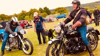 THOSE WHO RIDE Vincent Norton BSA Velocette Triumph VINTAGE & CLASSIC Motorcycles of KOP HILL CLIMB