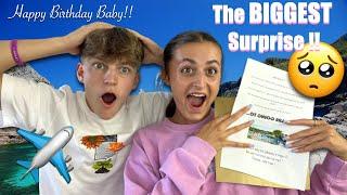 Surprising My Girlfriend With A HOLIDAY For Her Birthday!! *SHE CRIED*