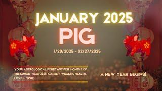  Pig or Boar Predictions Horoscope Lunar January 2025   #chineseastrology