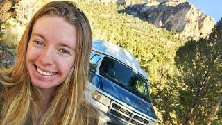 BACK ON THE ROAD | LIVING IN A VAN VLOG | SHOSHONE FALLS