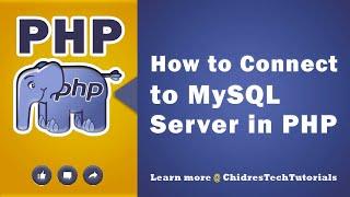 How to Connect to MySQL Server in PHP using Procedural MySQLi