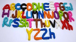 Alfabeti Shqip per femije me figura! Albanian alphabet with illustrations! #alphabet #playdoh