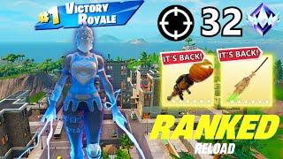 RANKED OG Fortnite Reload | High Kill Gameplay | Keyboard And Mouse | 32 Kills