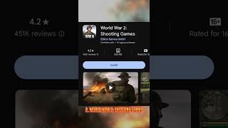 Top 10 WWII Shooting Games for Android in 2024! #wwiigame #androidgames