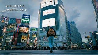 Japan, Tokyo walking tour | Shibuya in evening [4K]