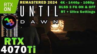 Until Dawn (Remaster 2024) | Ray Tracing | RTX 4070 Ti | 5800X3D | Ultra Settings | 4K 1440p 1080p