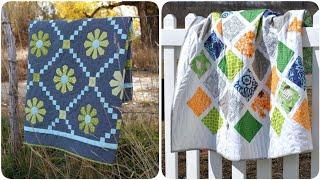 New simple patchwork quilt design by pop up fashion 