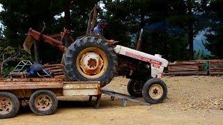 Rusty old Tractor with grader blade for $500 - Lets fix it.