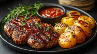 ️Ich habe noch nie schmackhaftere Kartoffeln mit Fleisch gegessen! Einfaches Rezept