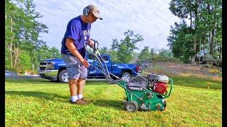 Renting Aerator from Home Depot. Tips, Tricks & Save Money DIY Ryan Lawnaire IV Aerate Lawn Yourself