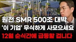 [주식] 원전 SMR 500조 대박 '이 기업' 무식하게 사모으세요 12월 순식간에 급등할 겁니다 [12월주식전망, 두산에너빌리티, 두산중공업, 원전관련주, 대한전선, 원전대장주]