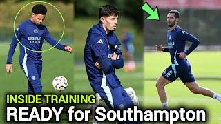 INSIDE TRAINING TODAY | Full Squad Returns for Southampton Clash | Arsenal Ready to Rumble