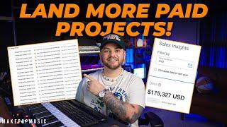 5 Keys To Land MORE PAID PROJECTS As a Producer! (What I Did To Grow a 6 Figure Production Business)