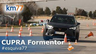 CUPRA Formentor VZ 310 CV - Maniobra de esquiva y eslalon | km77.com