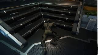 Star Citizen Alpha 3 0 PTU - My first ( epic ) crawling on stairs