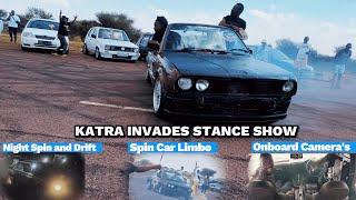 King Katra Madness Drifting Spinning and Stunting at Odi Raceway Stance Show ft Onboard Angles NNTS