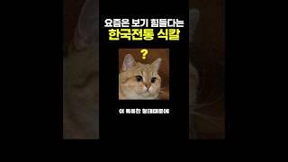 요즘은 보기 힘들다는 한국전통 식칼