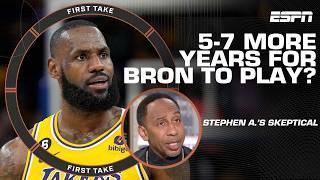 Stephen A. has DOUBTS LeBron will play another 5 years  | First Take