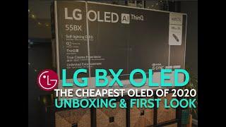 LG BX OLED Unboxing & First Look | The Cheapest OLED of 2020