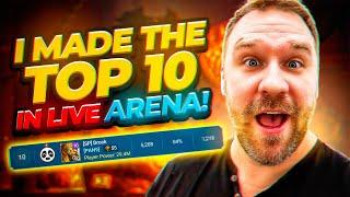 I FINALLY Made the TOP 10 in Live Arena!!